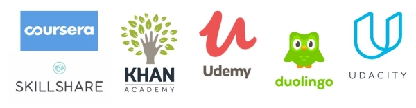 Adaptif Eğitim Platformları (Khan Academy, Duolingo, Coursera)